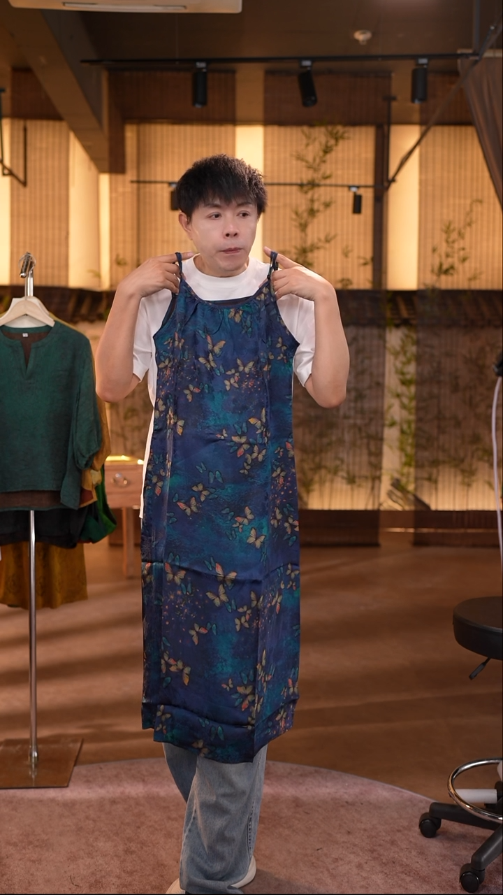 吊带3XL香云纱清仓