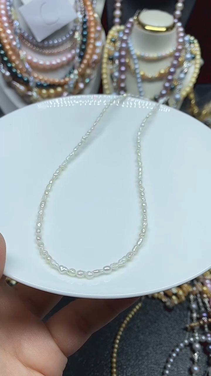 淡水珍珠未镶嵌颈饰多人