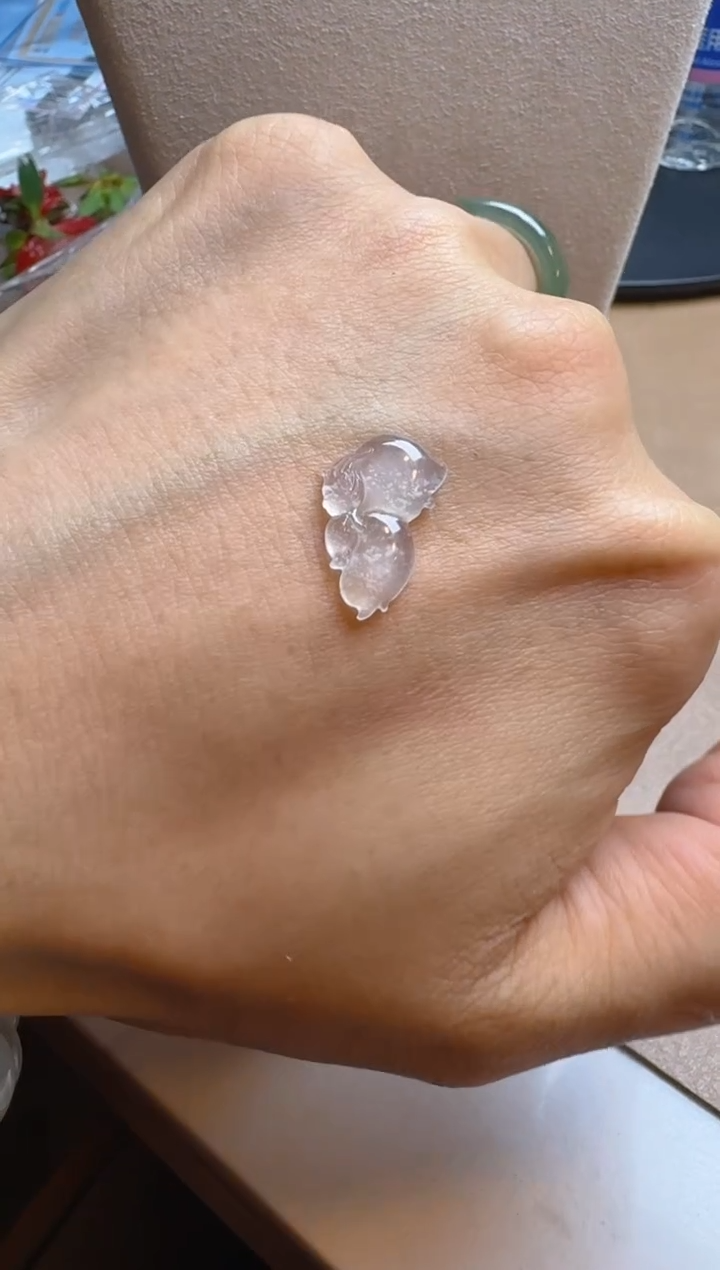 【闪购商品】翡翠颈饰未镶嵌花仙子