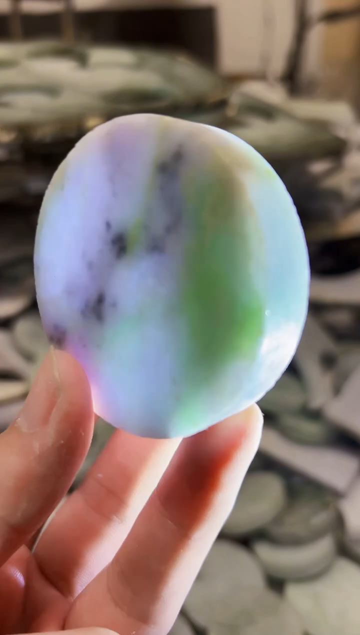 【闪购商品】翡翠颈饰未镶嵌A货白文1507