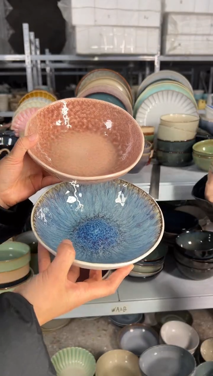 陶瓷外贸尾货瑕疵满20包邮X2 菜碗组合