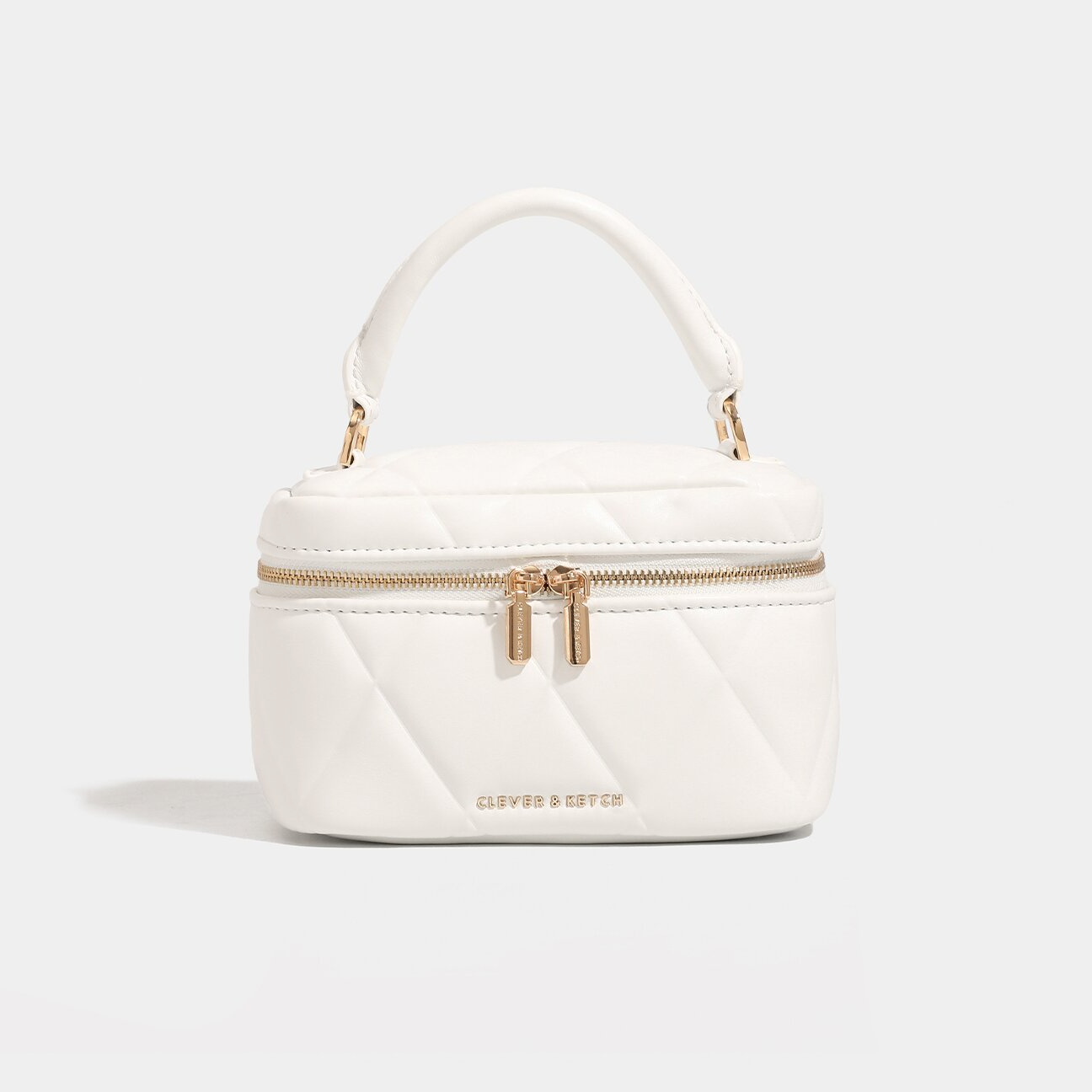 CLEVER新款小香风菱格链条单肩斜挎包化妆包手提