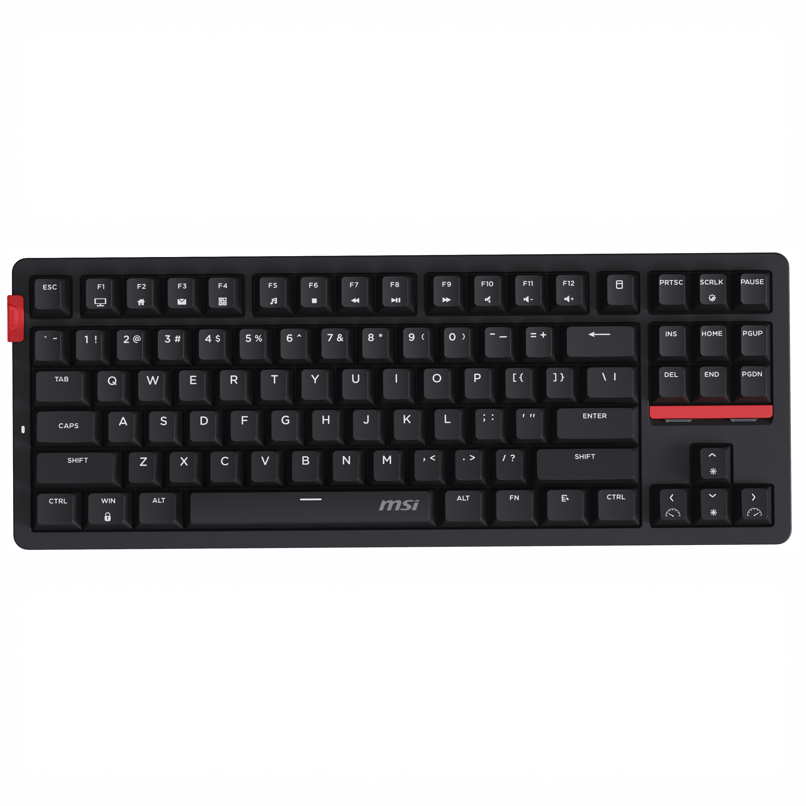 MSI微星FORGE GK300W蓝牙2.4G三模电竞游戏机械键盘