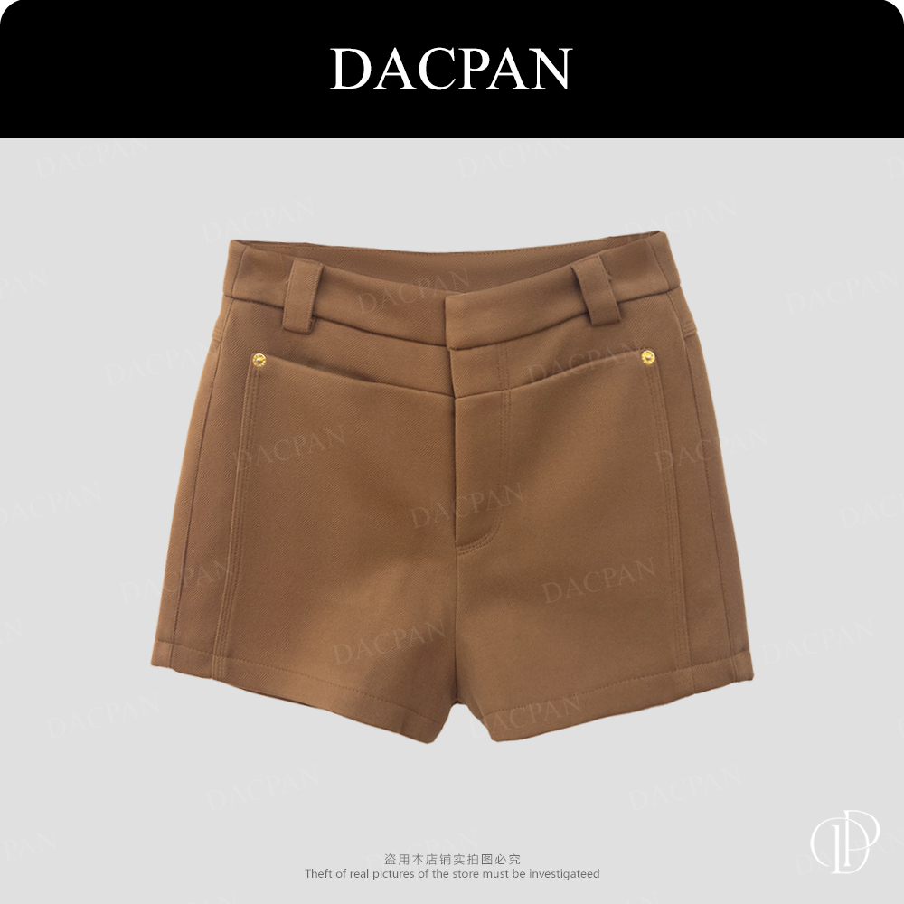 DACPAN-“版型的神”重工拼接纯色毛呢短裤  2025/盼·PP 6227