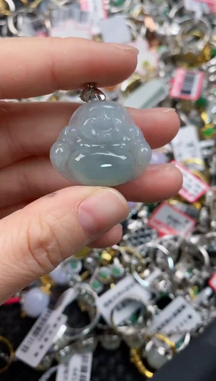 银S925镶嵌戒指翡翠555                   8