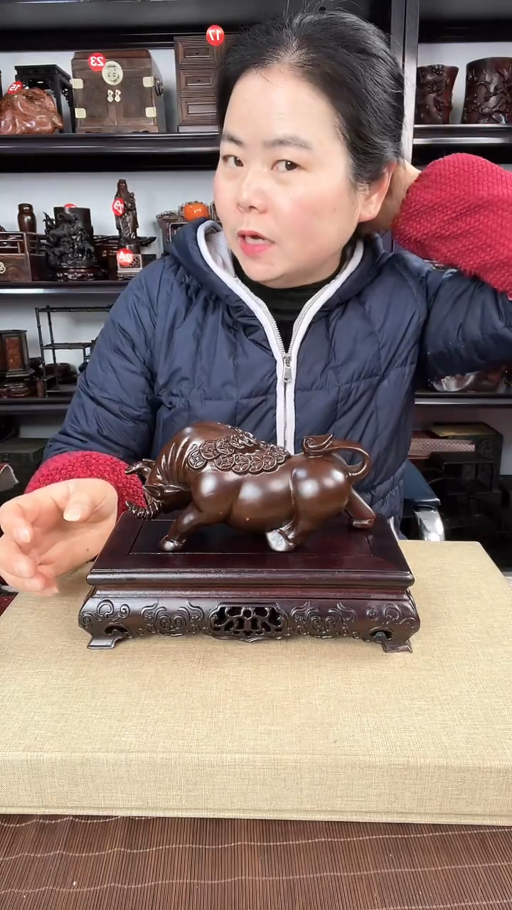 【闪购商品】木465瑕疵老李红木工艺品