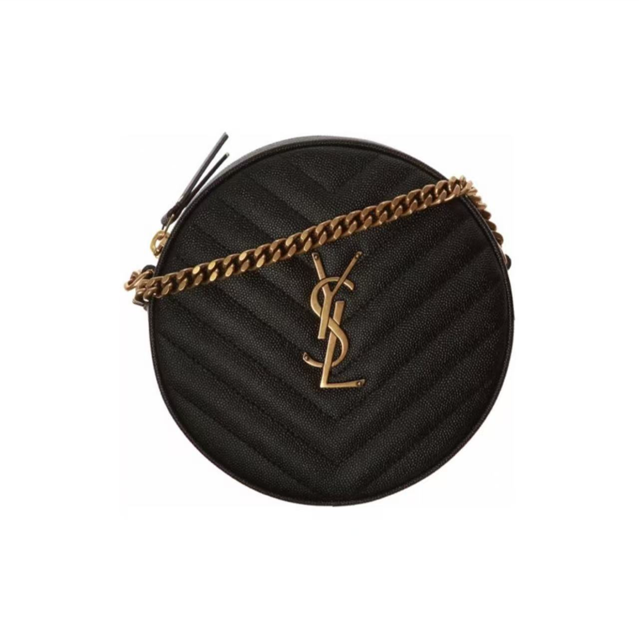 95新 YSL/圣罗兰  安洁利严选圆饼包/zh0304048