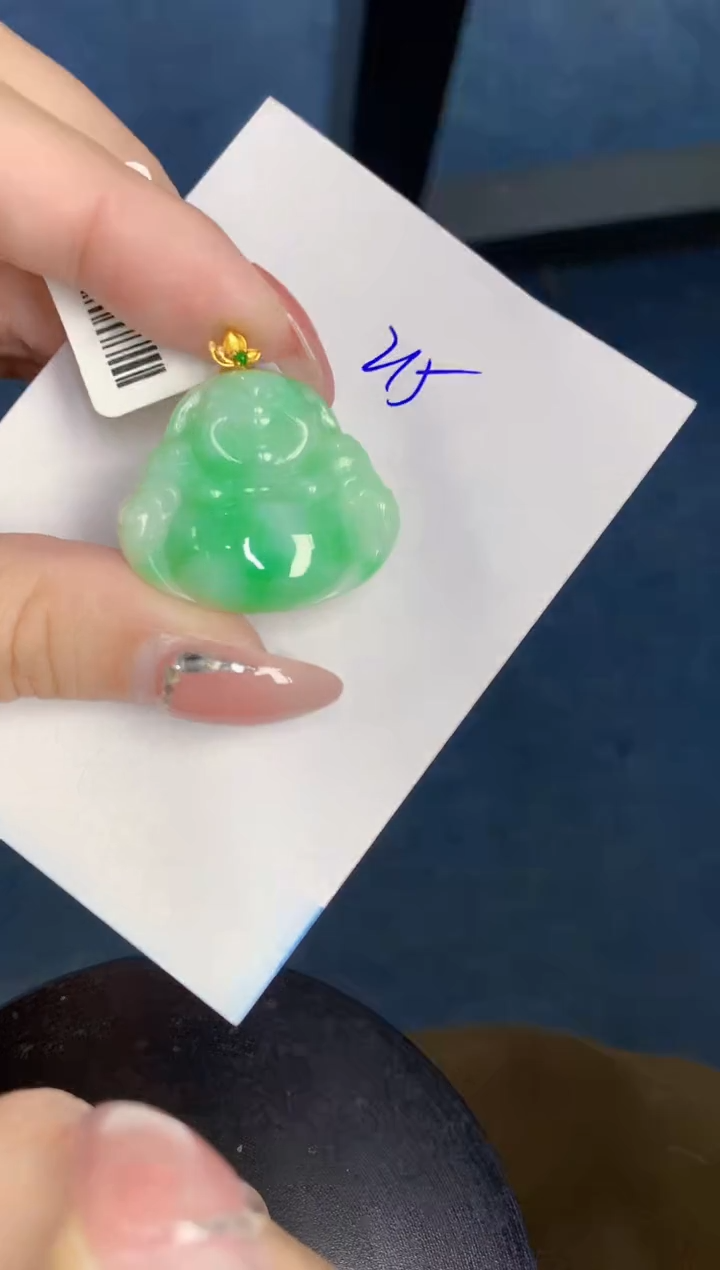 【闪购商品】翡翠颈饰18K金镶嵌000000000