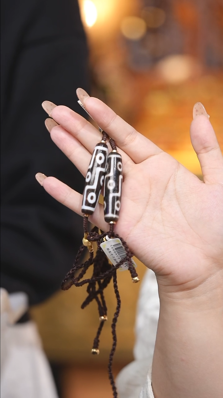 【闪购商品】玛瑙/玉髓颈饰未镶嵌Q30675九眼项链多样性发一