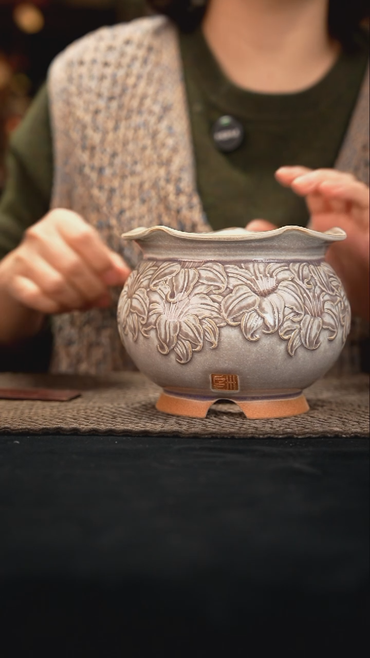 口径10.5花盆12-24-030瑕