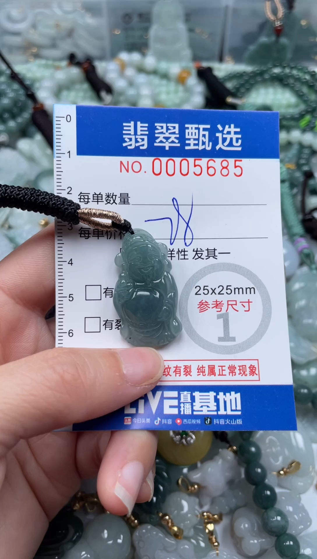 【闪购商品】翡翠颈饰未镶嵌00..5685