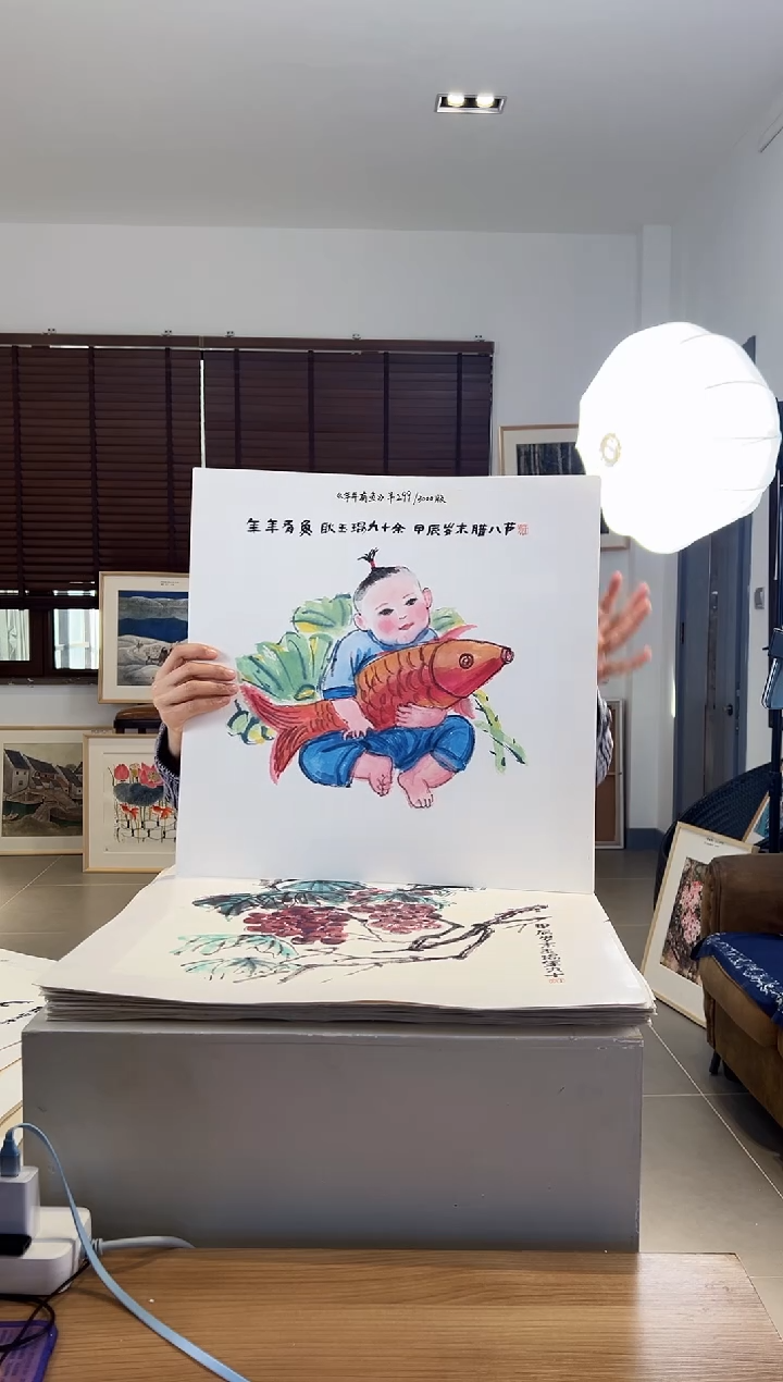 【闪购商品】版画限量亲签盖章版画S