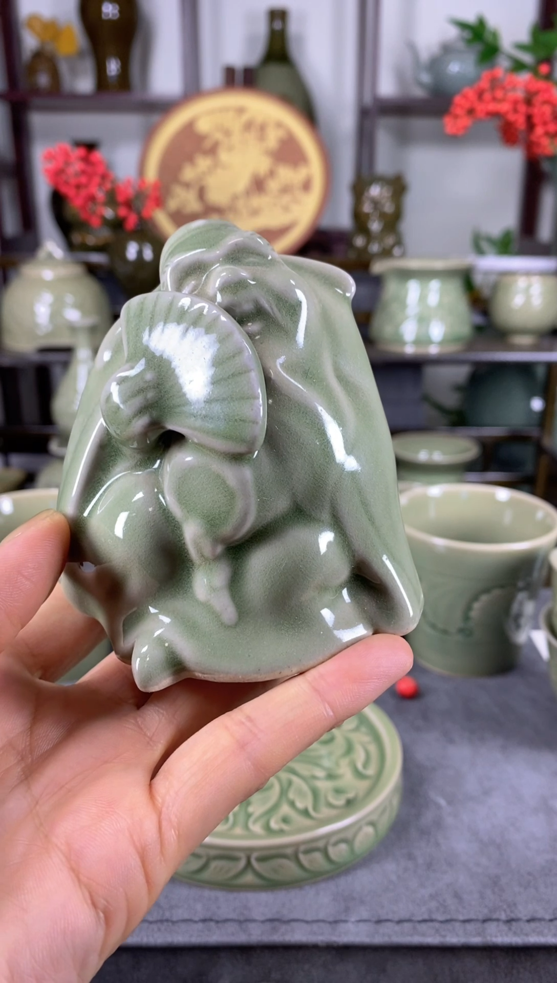 微瑕 太白醉酒 茶宠 一个