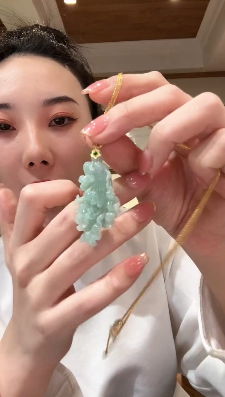 【闪购商品】翡翠颈饰未镶嵌国风