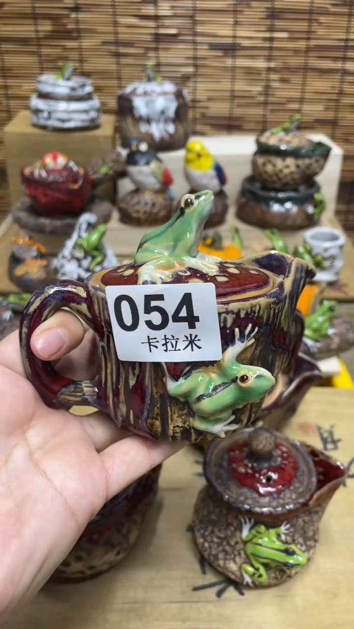 佩****馆054精美粗陶手工柴烧