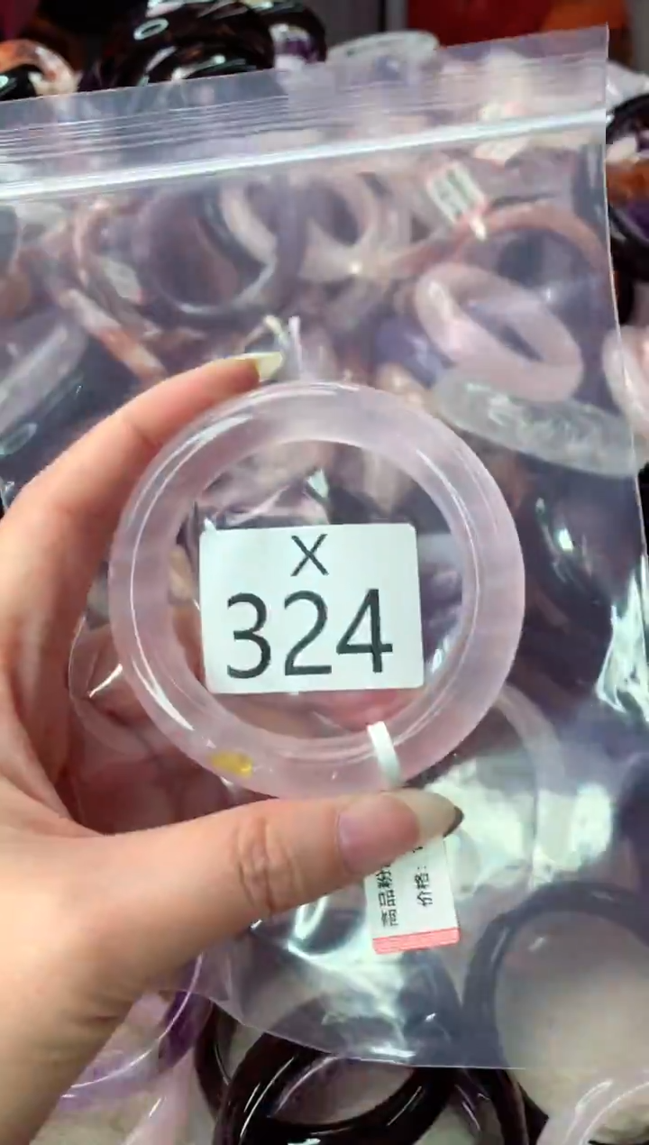 未镶嵌手镯水晶X324-53