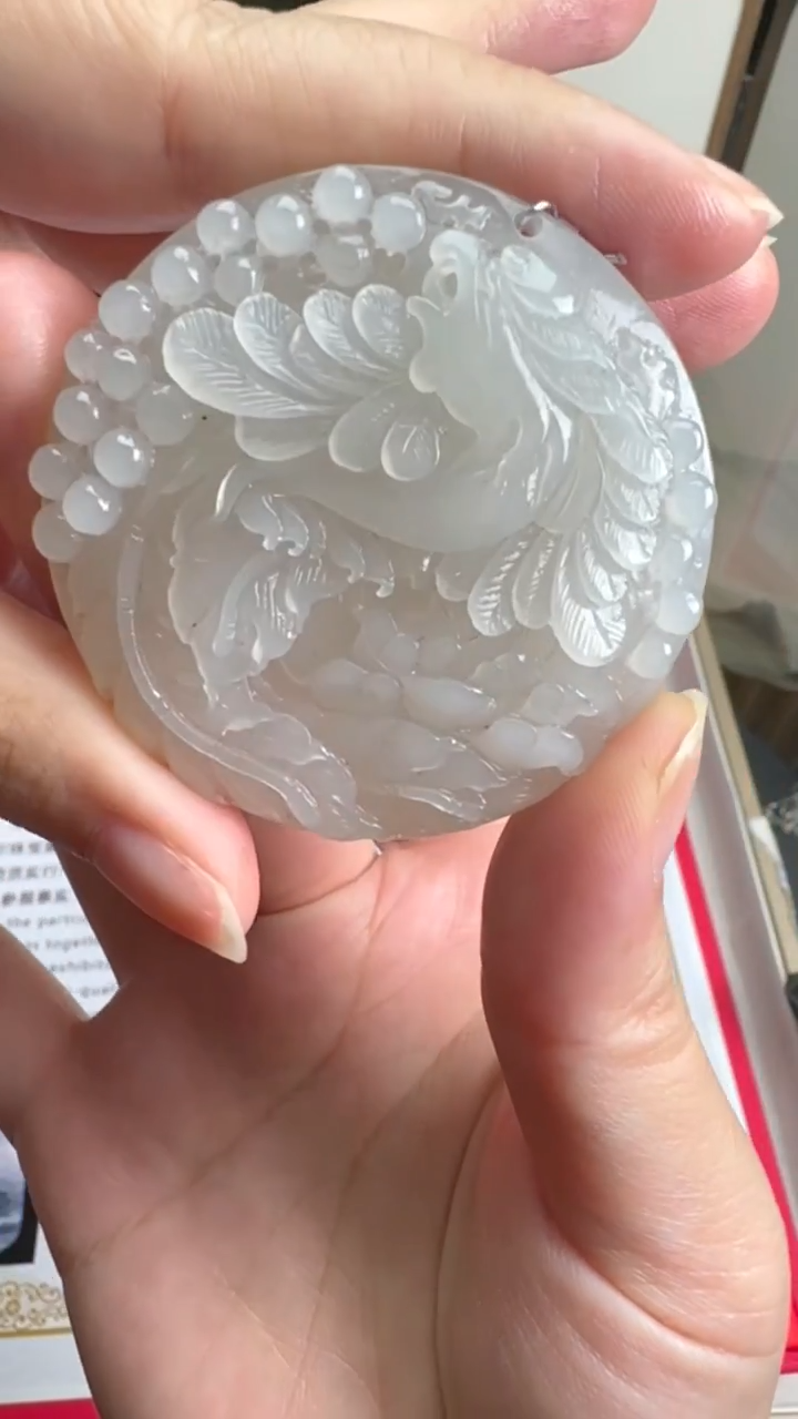 吊坠(不含链)未镶嵌和田玉JJD1229086多样性发一