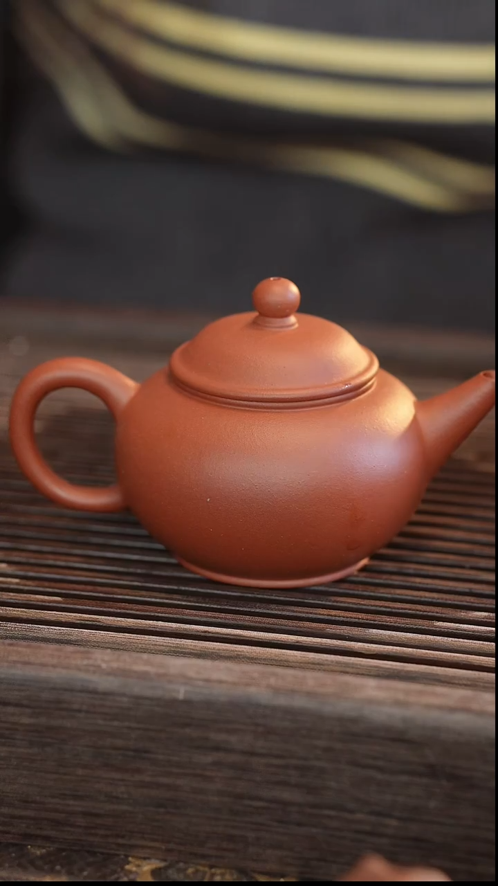 茶壶紫砂水平 北红赤铁 半手工 180cc