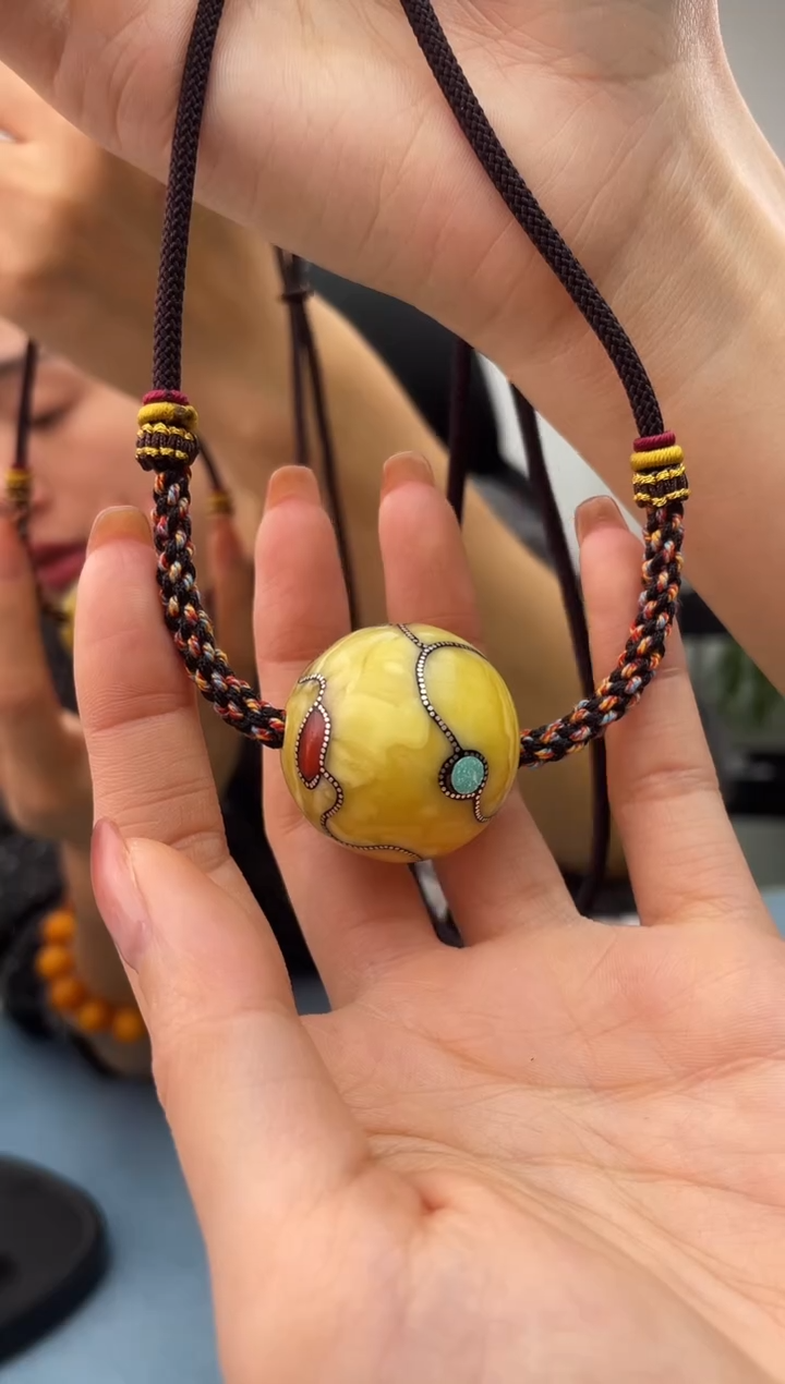 【闪购商品】蜜蜡珠宝奇石未镶嵌配绳假一罚十016