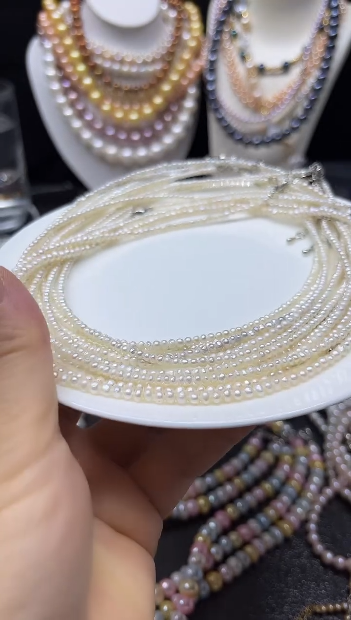 淡水珍珠未镶嵌颈饰多人