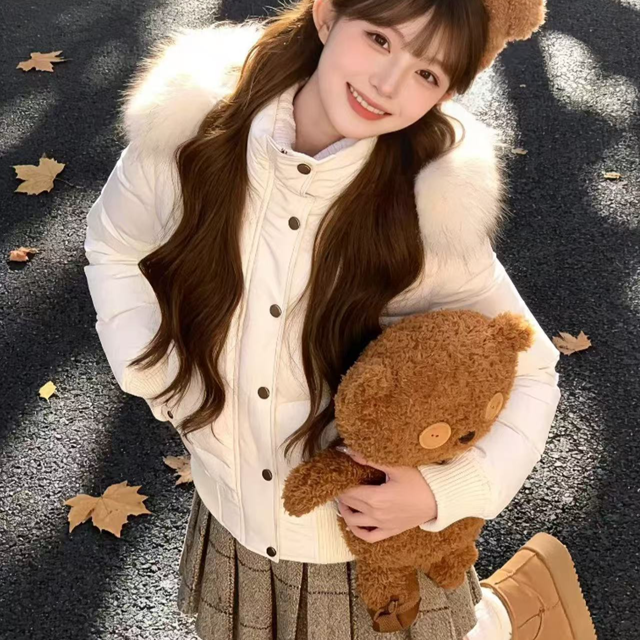 冬季棉衣超好看2025新款加绒厚外套棉服女短款小个子韩系棉袄