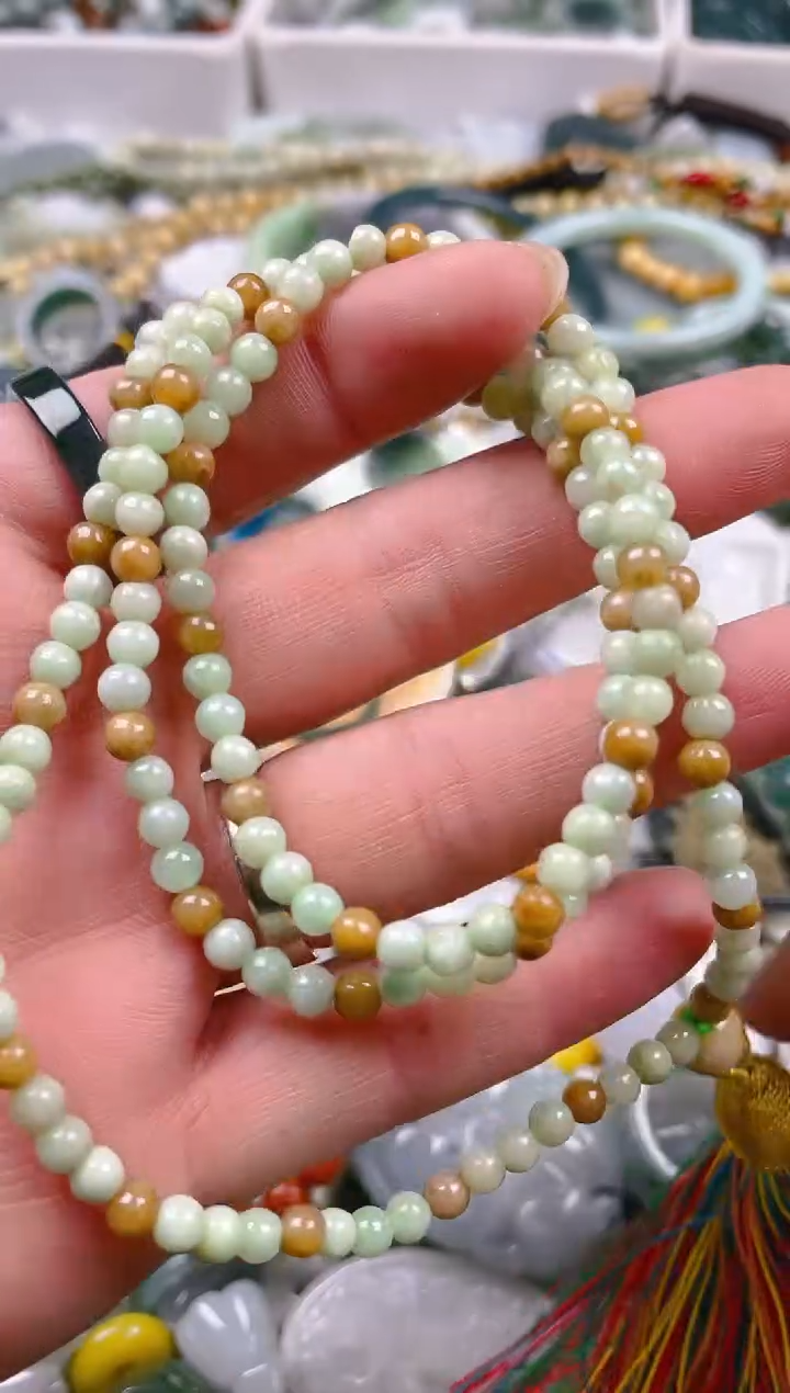 【闪购商品】翡翠颈饰未镶嵌/K/翡翠A货一图一物