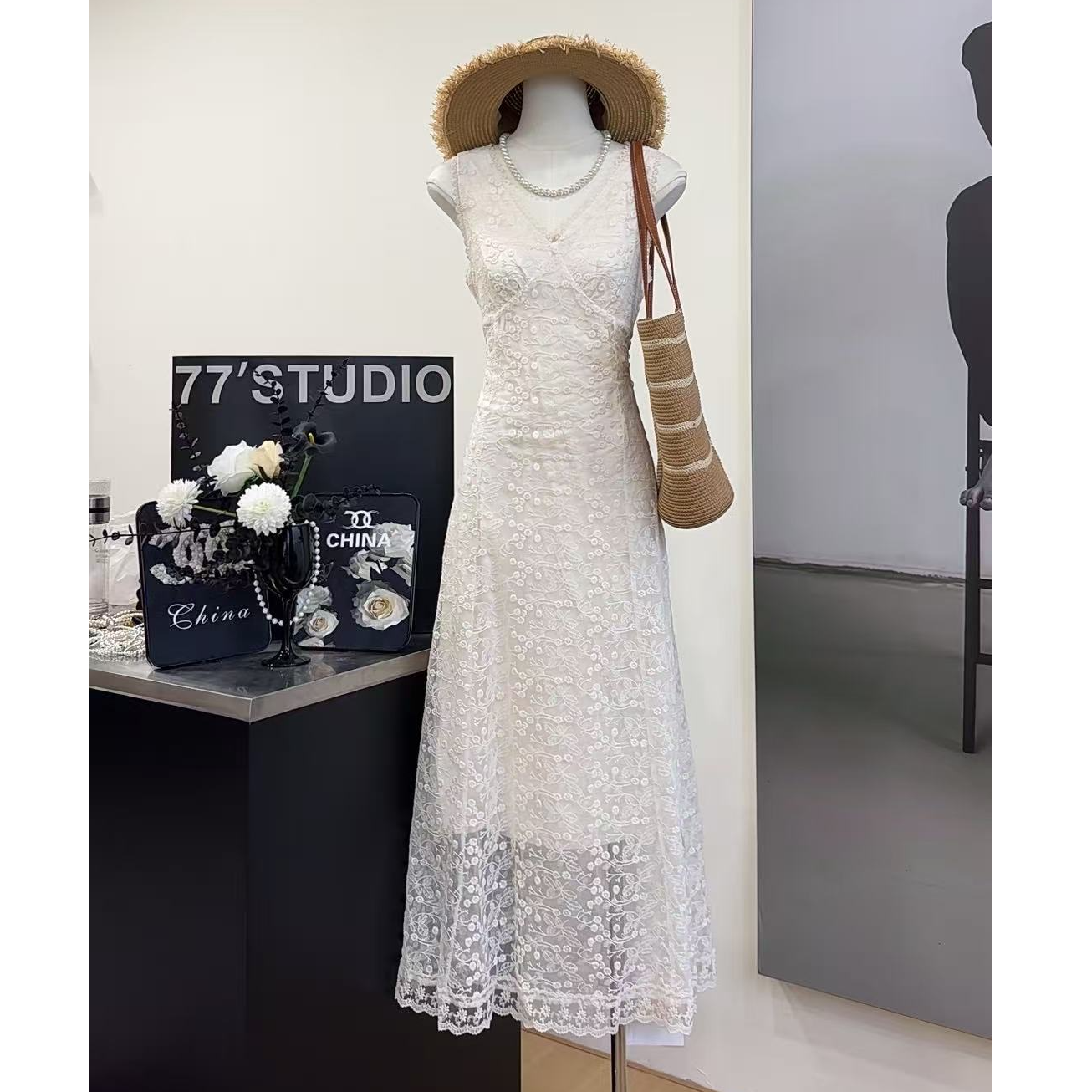 【浪漫时区】轻奢设计感连衣裙-G9191