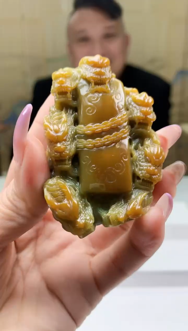 【闪购商品】定制翡翠未镶嵌4969ty-毛货挂件159