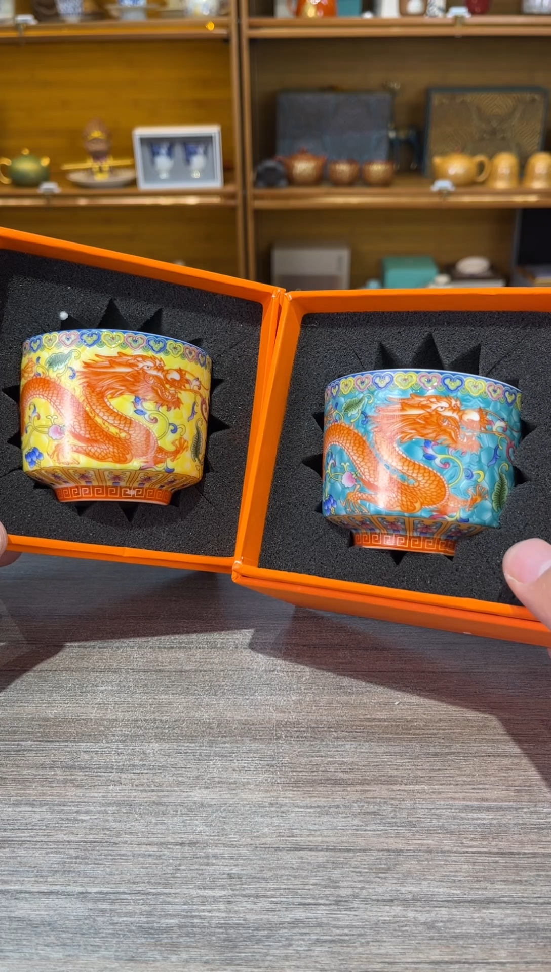 【闪购商品】2个黄龙粗杯加蓝龙粗杯