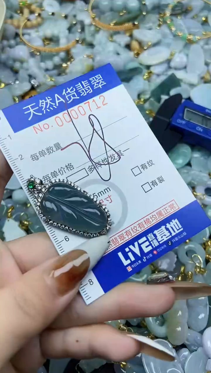 【闪购商品】翡翠颈饰未镶嵌天然A货翡翠