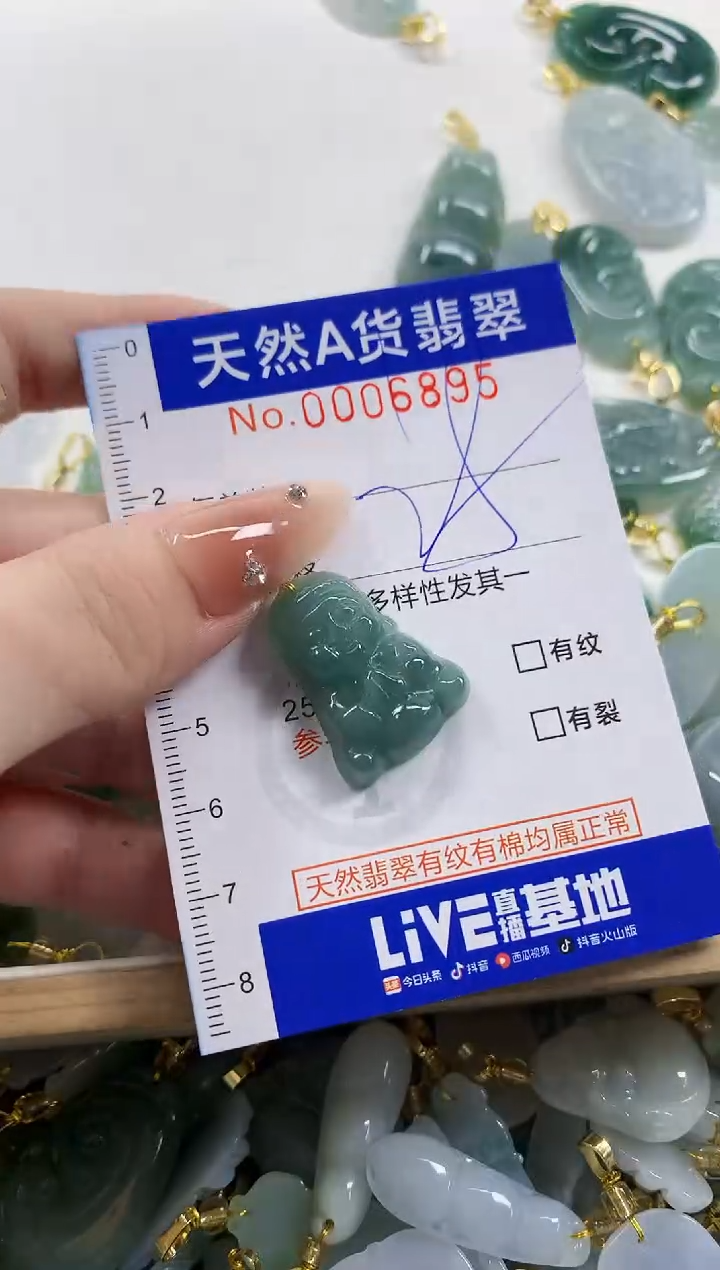 颈饰未镶嵌翡翠天然A货翡翠