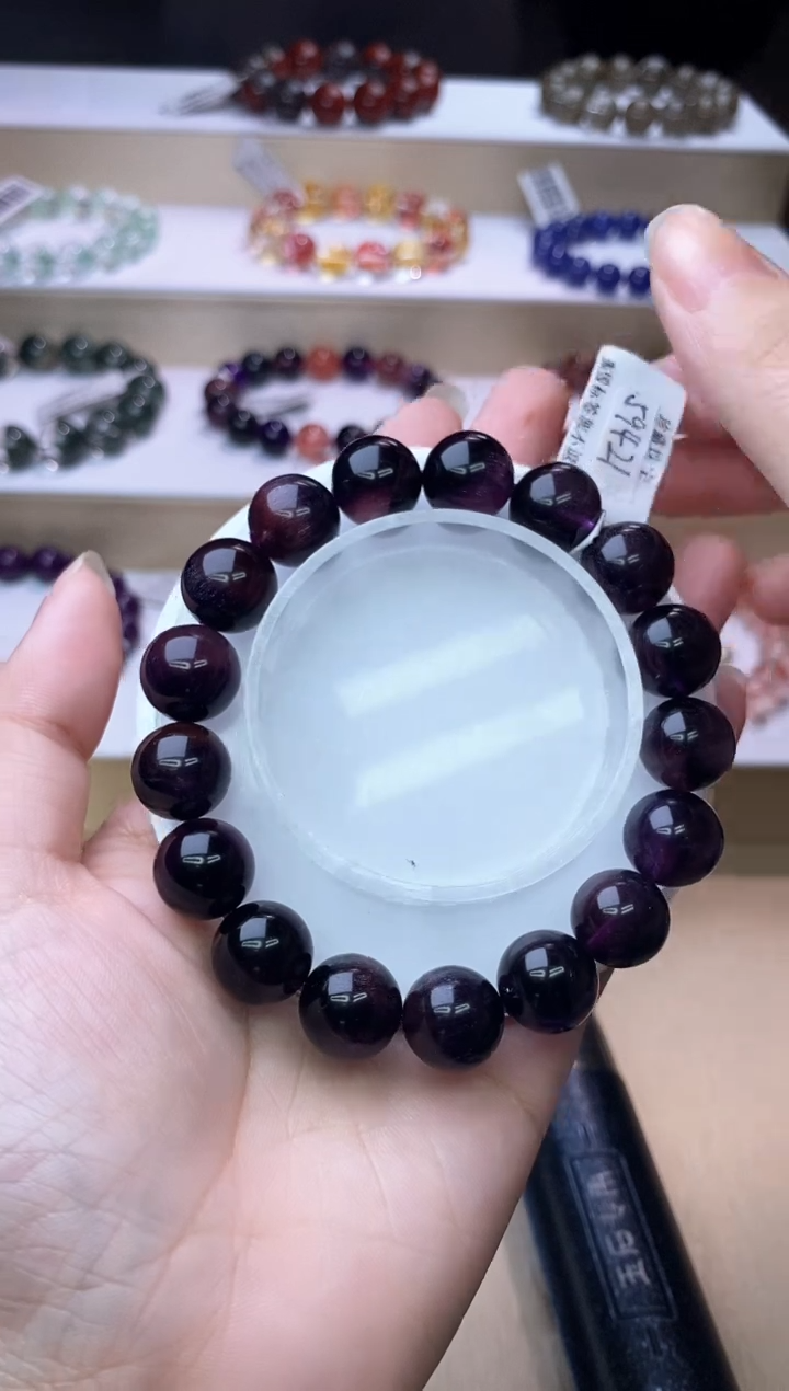 【闪购商品】水晶手链未镶嵌紫超七12m+