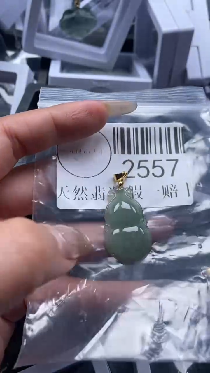 颈饰未镶嵌翡翠2557