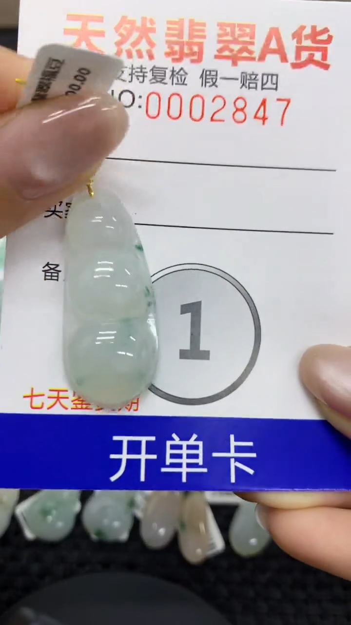 【闪购商品】翡翠颈饰18K金镶嵌11111111111