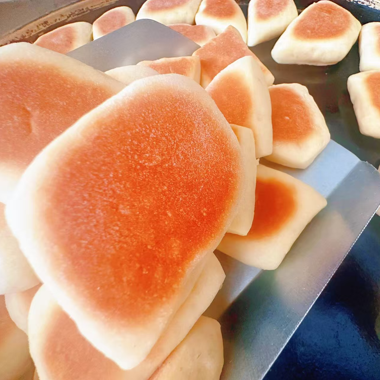胶东特产手工大抓果块面食糕点棋子块好吃松软的特色糕点零食
