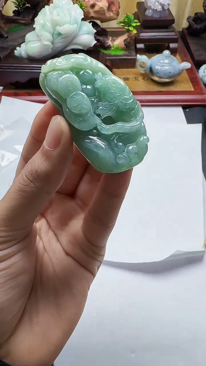 吊坠(不含链)未镶嵌翡翠1