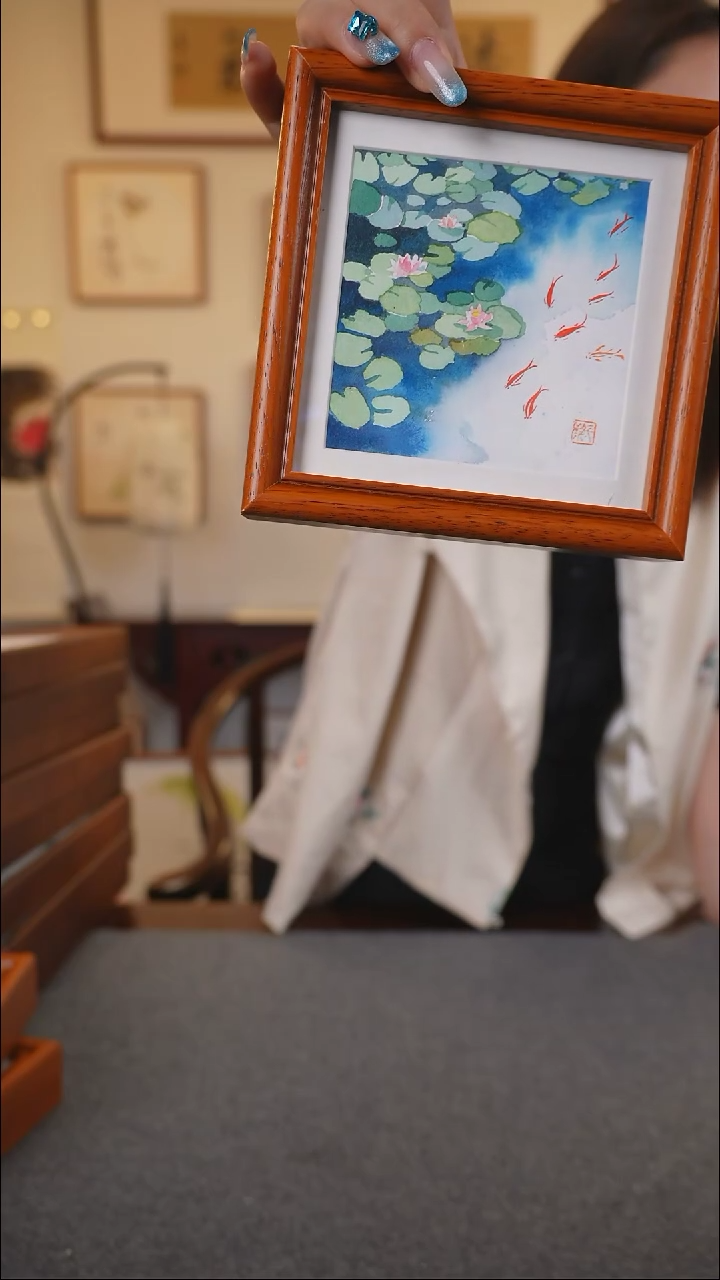 横款鹿鸣现代美术馆-岳倚竹老师作品