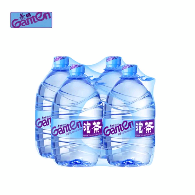  【2箱】景田 饮用天然泡茶水4.6L*4瓶*2箱