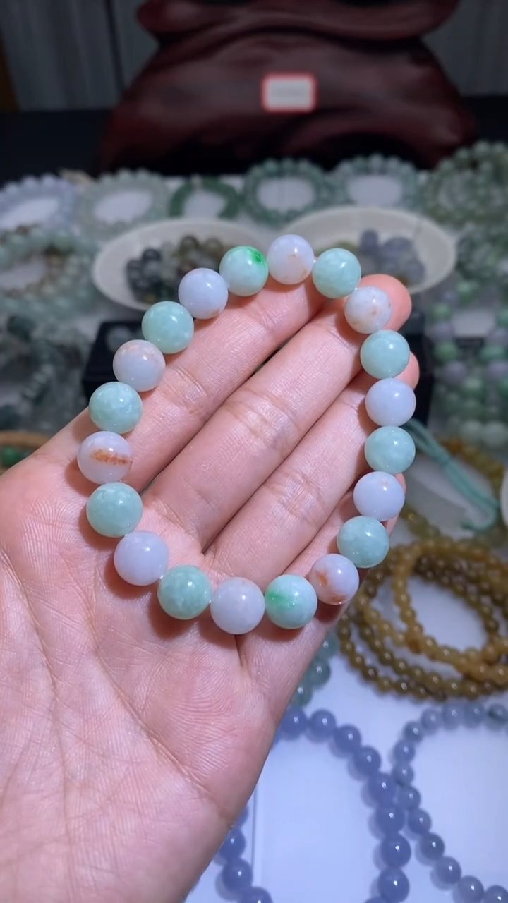 未镶嵌手链翡翠天然翡翠a货 9+