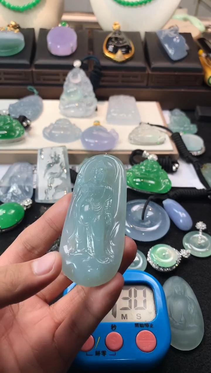 未镶嵌定制翡翠喵***～  S毛货不退不换