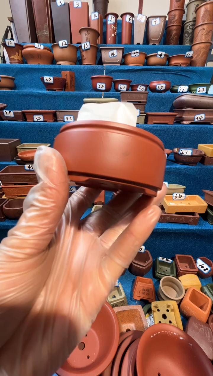 【闪购商品】紫砂紫砂花盆8*3