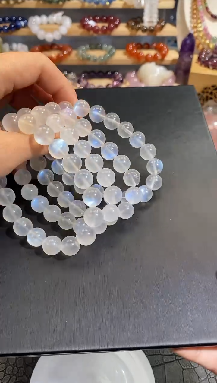 【闪购商品】长石手链未镶嵌10mm多样性发一