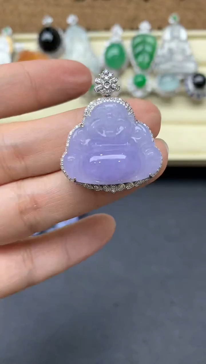 【闪购商品】翡翠颈饰18K金镶嵌524-中国好珍宝