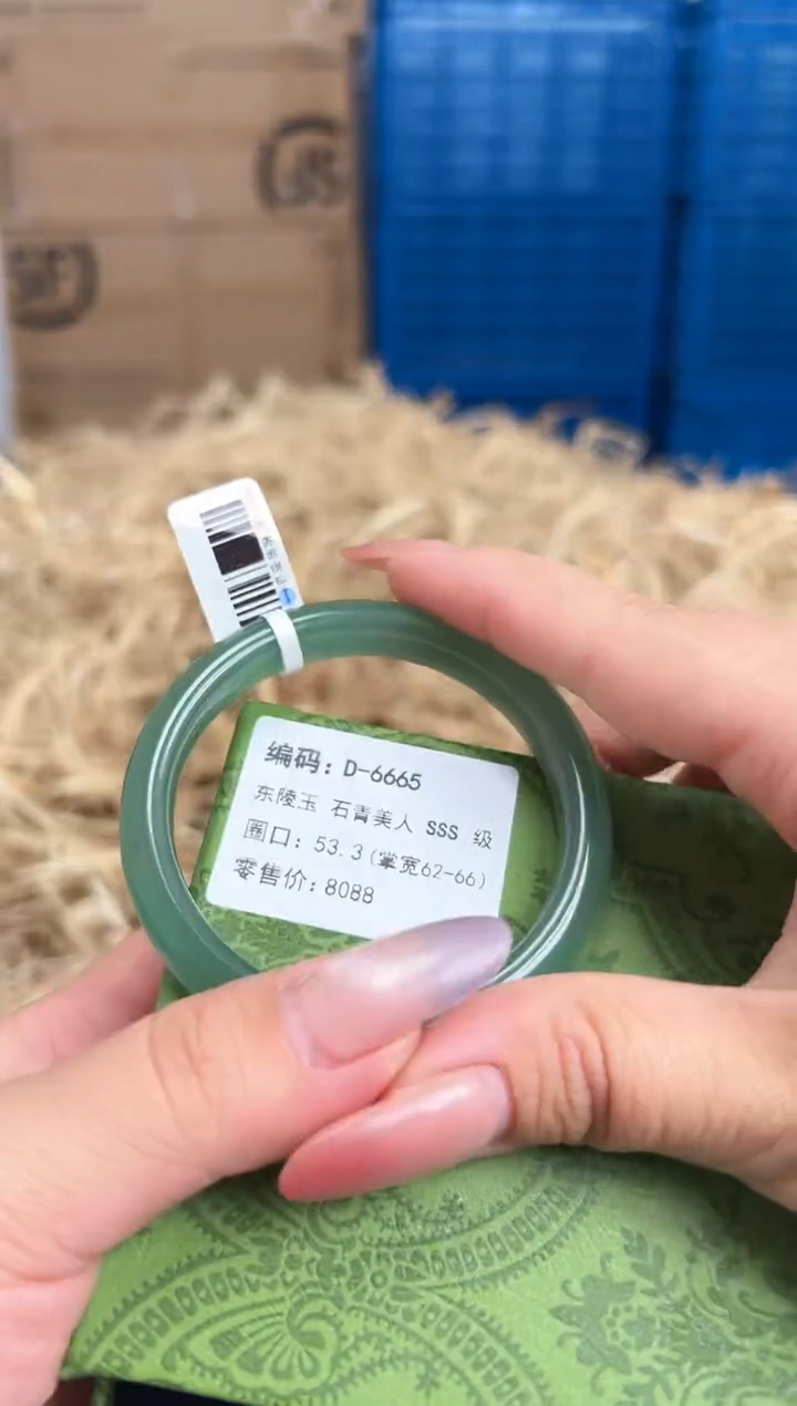 未镶嵌手镯石英质玉D-6665