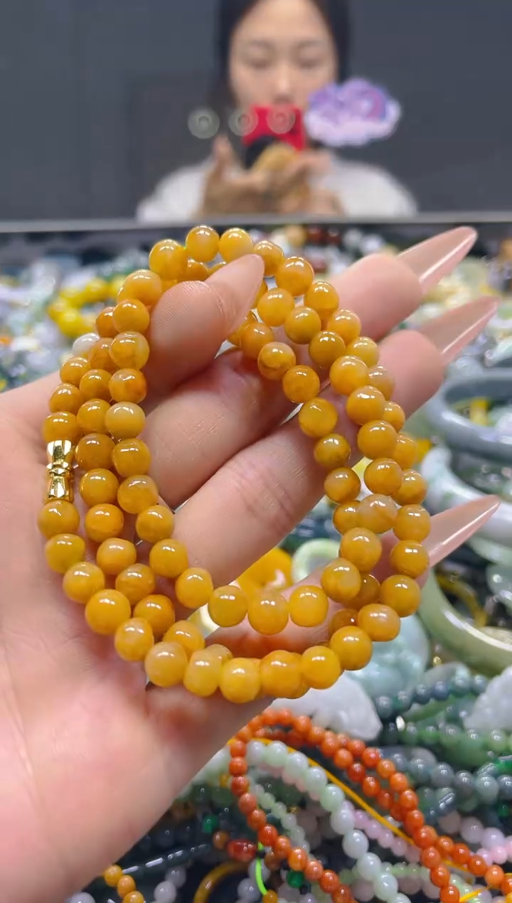 颈饰未镶嵌翡翠5MM