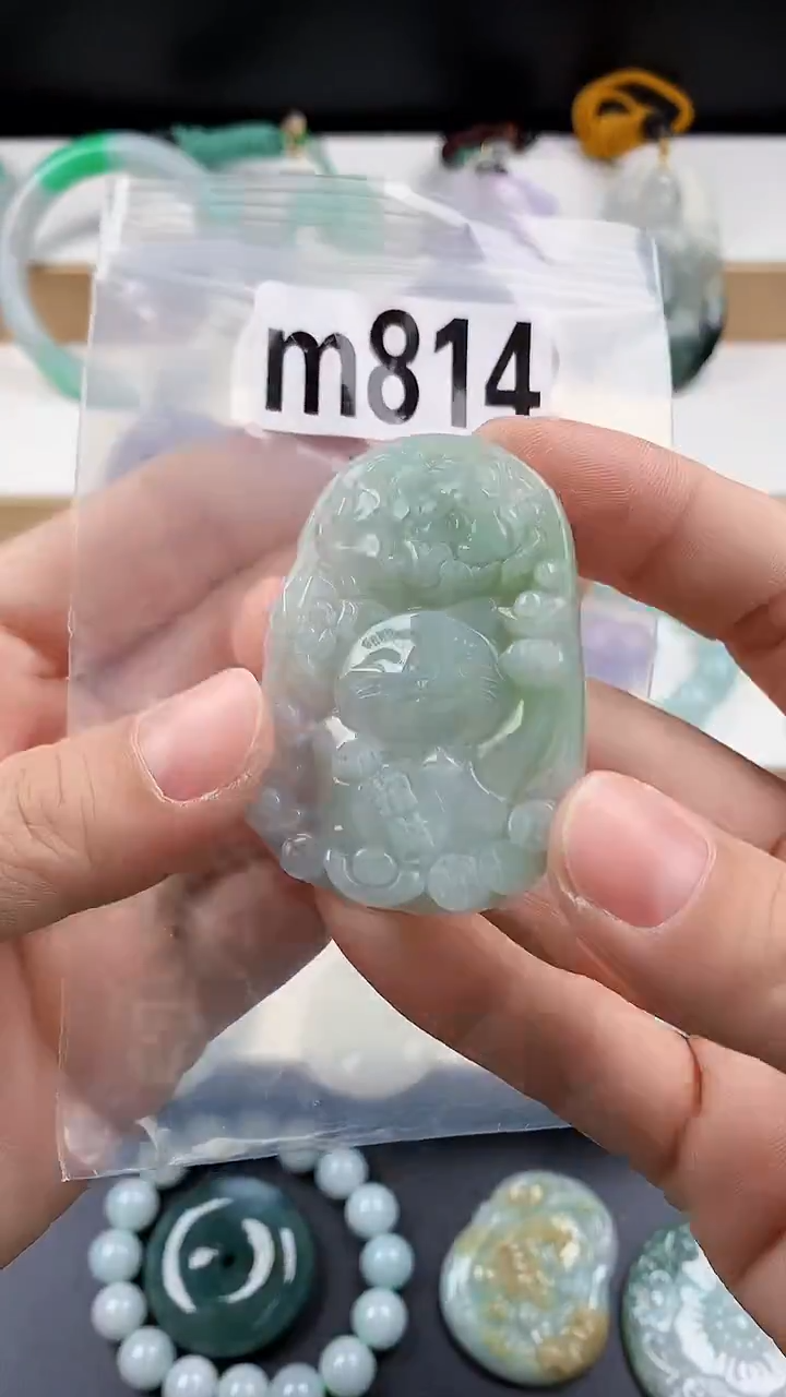 颈饰未镶嵌翡翠天然翡翠吊坠挂件