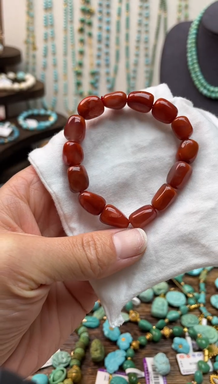 【闪购商品】南红玛瑙手链未镶嵌编号66