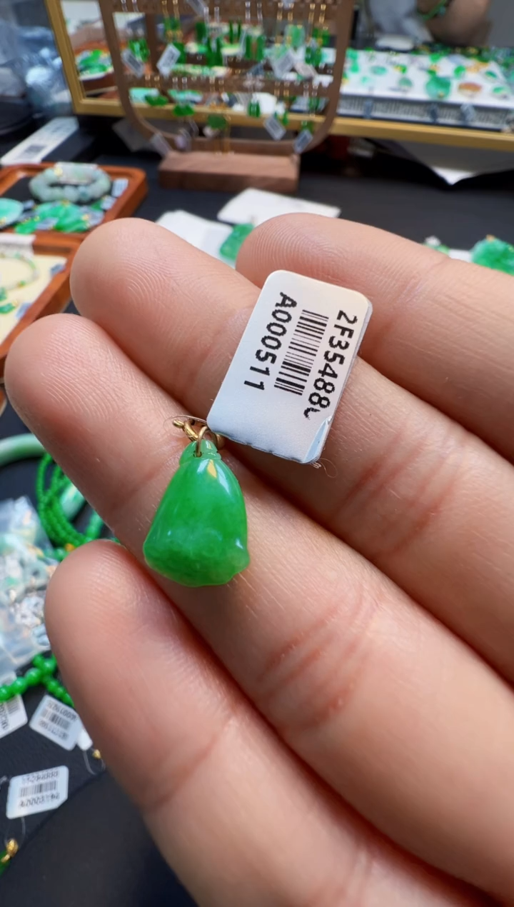 【闪购商品】定制翡翠18K金镶嵌380元