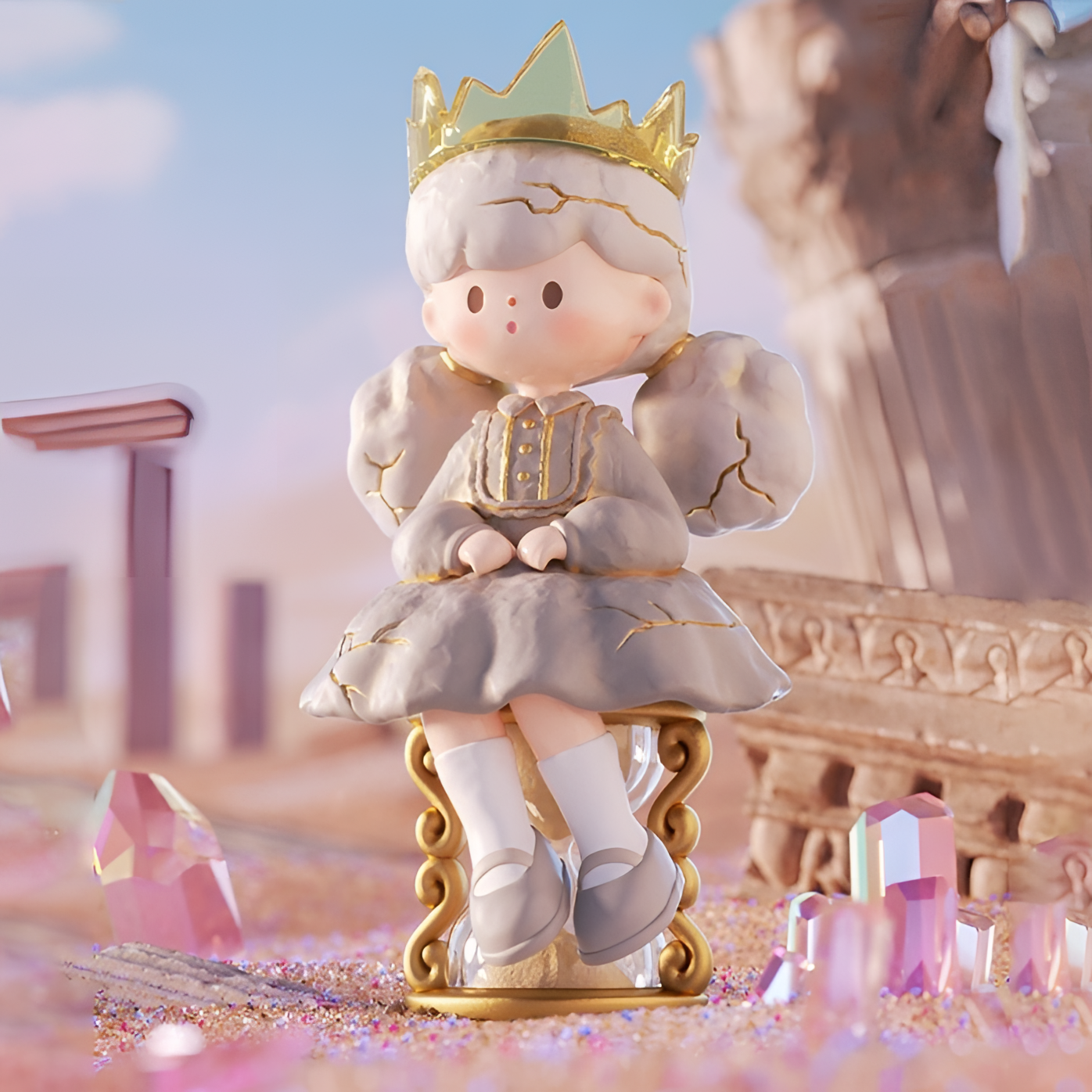 【拆盒】molinta自然有形系列爆米花妹妹手办盲盒