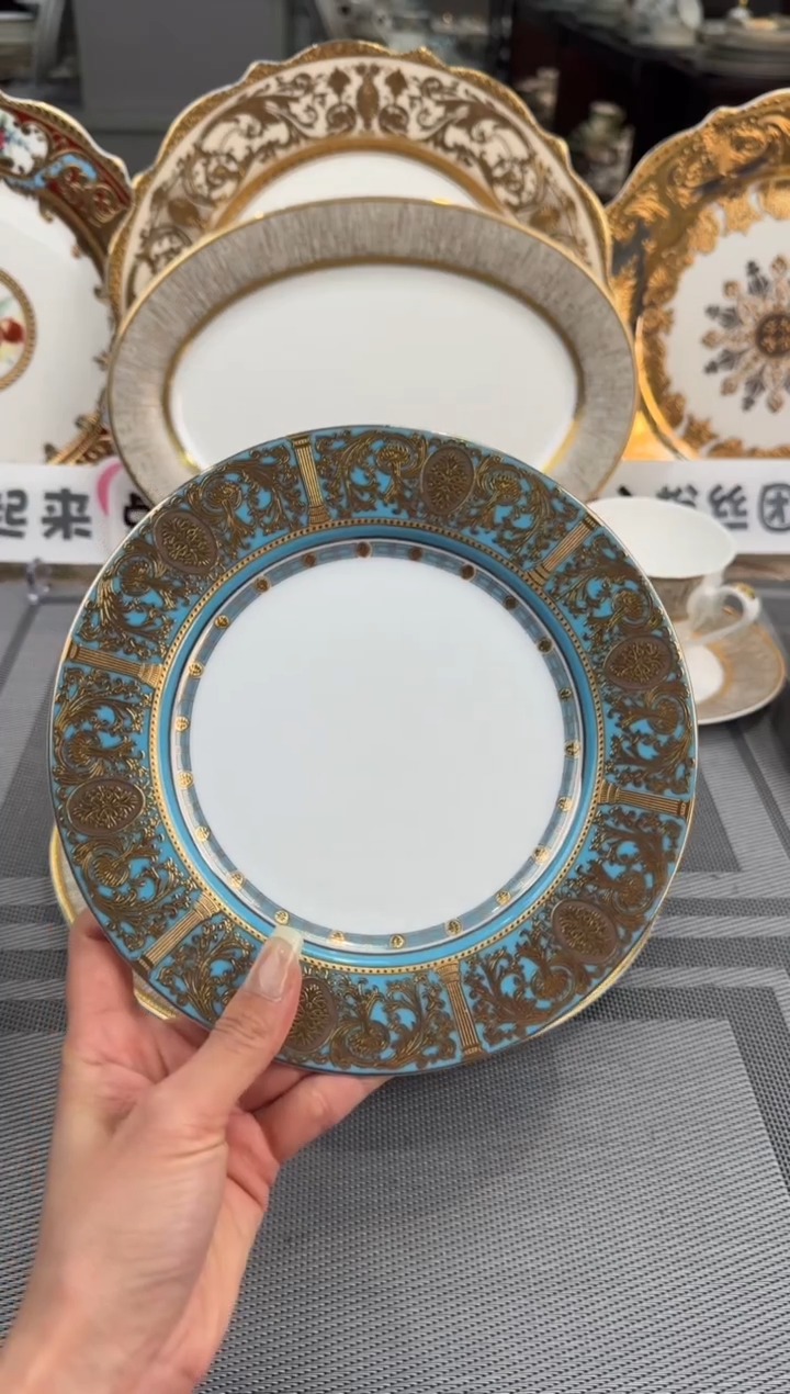 【闪购商品】瓷片7.5寸平盘2个  福利价  福利价